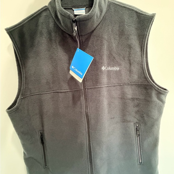 Columbia Other - Columbia Black Full-Zip Fleece Vest